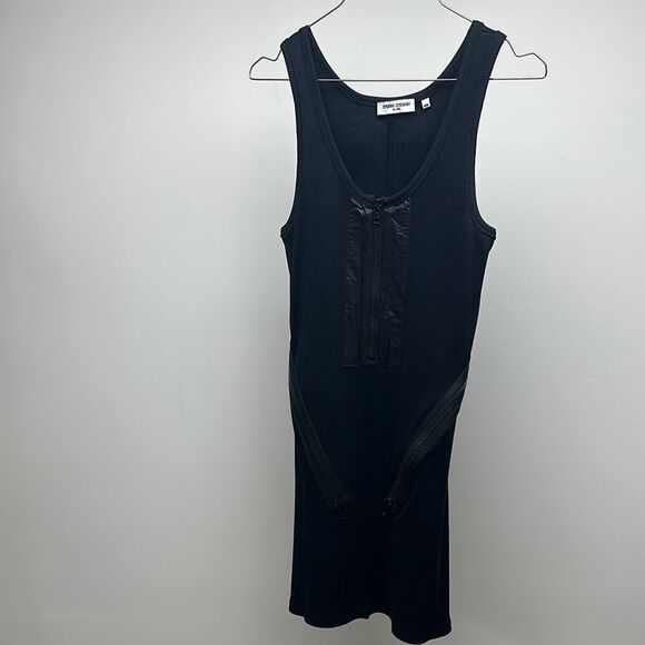 Opening Ceremony Black Sheath Mini Dress Cocktail - Picture 2 of 10